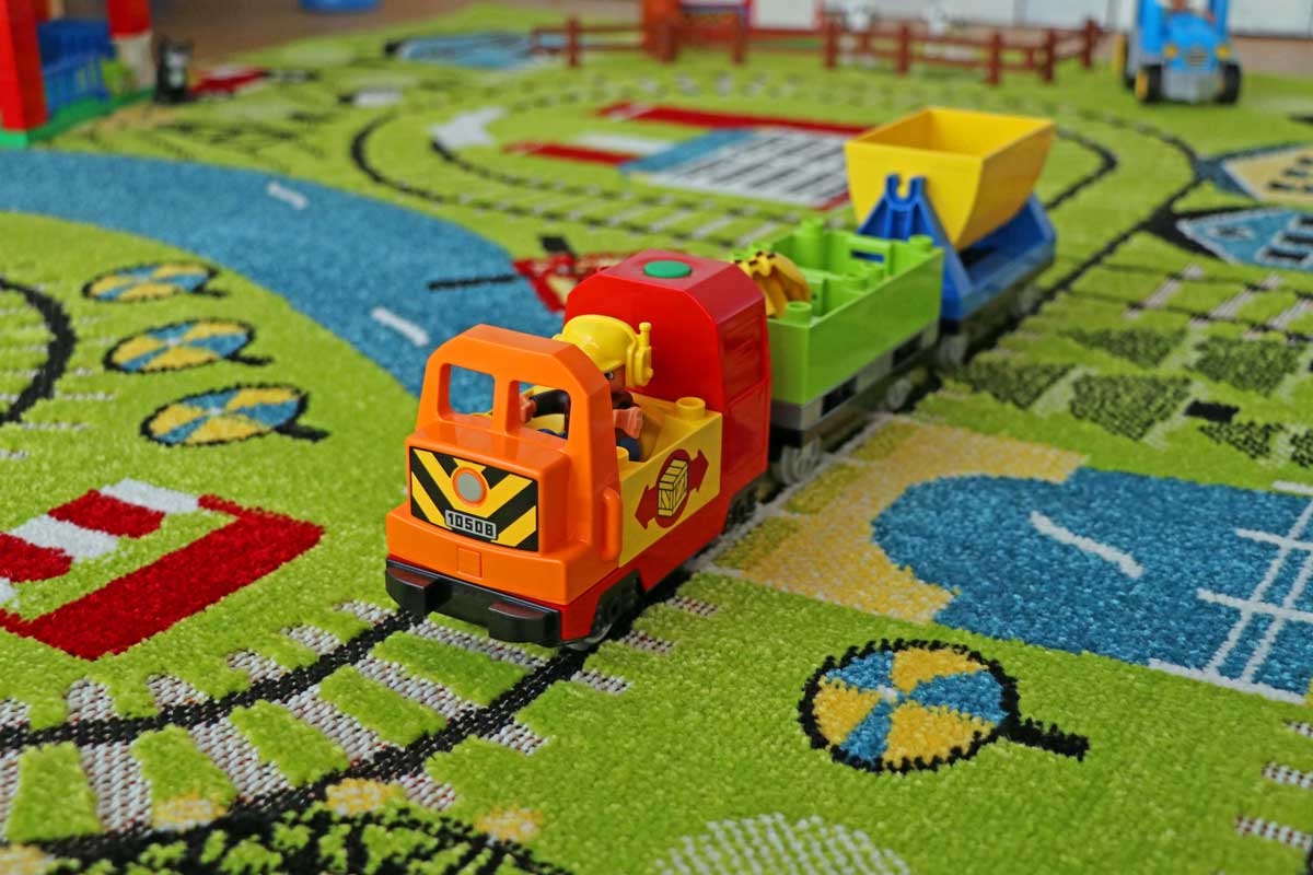 Kinderteppich Eisenbahn "Speedy"