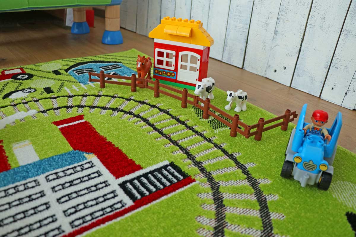 Kinderteppich Eisenbahn "Speedy"