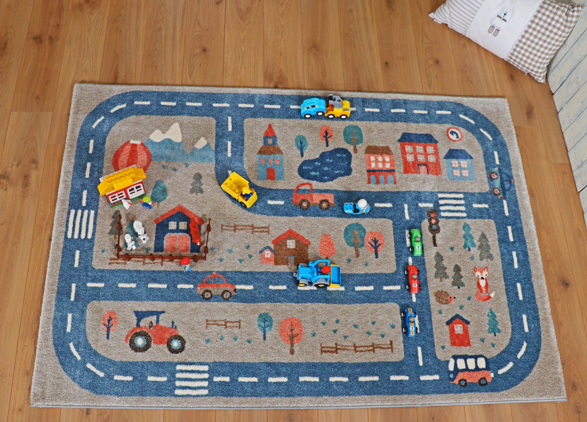 Straßen und viel Platz zum spielen
