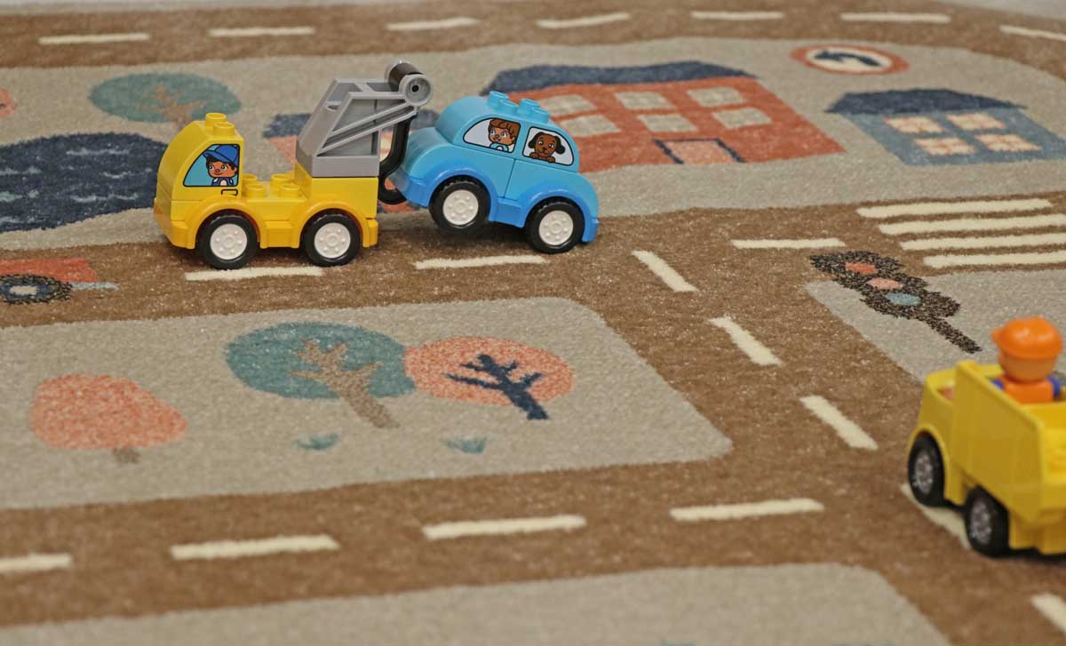 Extra breite Straßen für große Autos